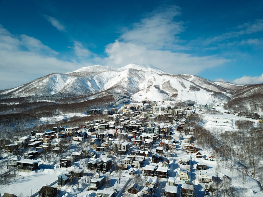 Drone Blue Skies Hirafu Village 01 11 18 6