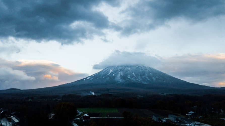 Snow On Mt Yotei